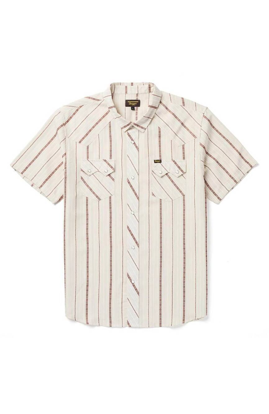NEW SEAGER CO. men's sawtoof shirt in azteca tile
